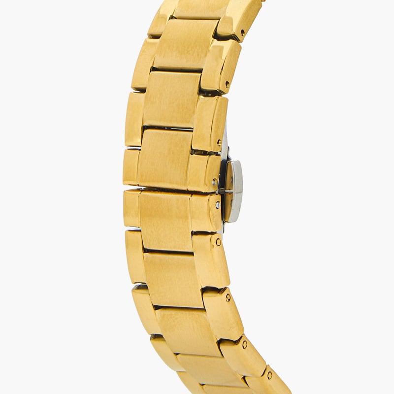 OMAX ساعة يد أنالوج ذهبية للنساء من أومكس - Image 5